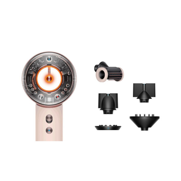 Фен Dyson Supersonic HD16 Nural Hair Dryer Straight+Wavy Ceramic Pink/Rose Gold (113407-01)