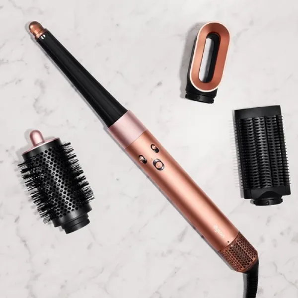 Стайлер для прямого та хвилястого волосся Dyson Airwrap i.d. Multi-Styler and Dryer Straight to Wavy - Amber/Silk (123682-01)