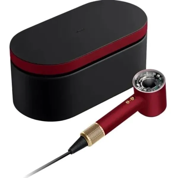 Фен Dyson Supersonic HD16 Nural Straight+Wavy Red Velvet/Gold (493117-01)