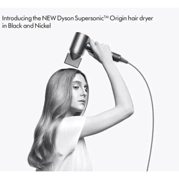 Фен Dyson HD07 Supersonic Origin Black/Nickel (475201-01) UK