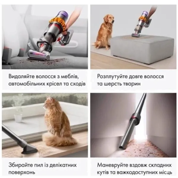 Пылесос Dyson V15 Detect Plus 240AW 3 Power Modes (481770-01)